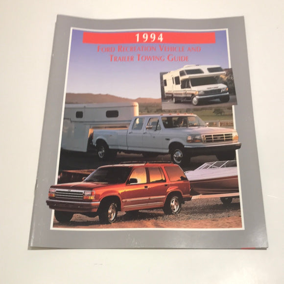 1994 Ford Recreation Vehicle and Trailer Towing Guide dealer sales brochure