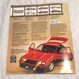 1981 Ford Mustang sales brochure