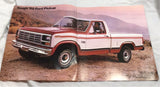 1982 Ford F-Series Pickups sales brochure XL XLT Lariat new from sealed box