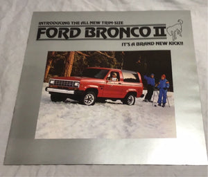 1983 Ford All New Bronco II SALES BROCHURE