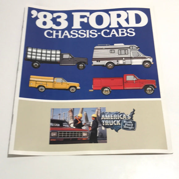 1983 Ford Chassis Cabs dealer sales brochure