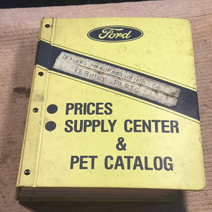 Ford Dealers Manufacturing Company rebuilt parts catalog 1970-1992