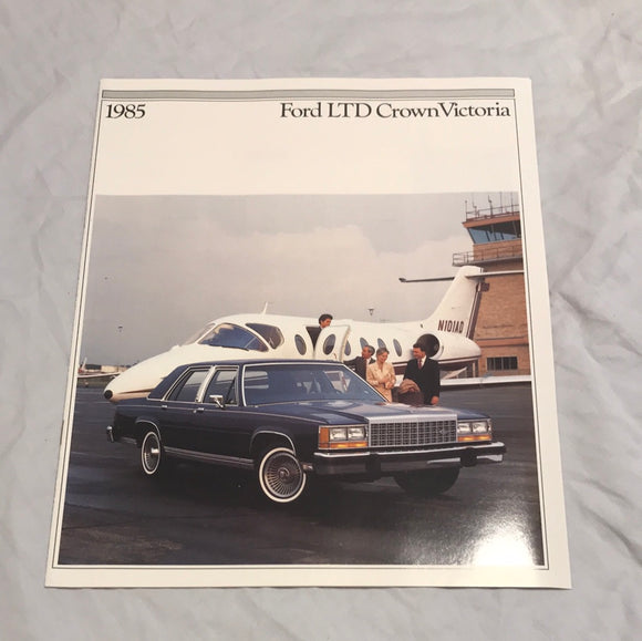 1985 Ford LTD Crown Victoria sales brochure