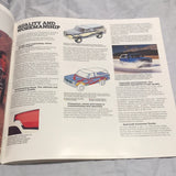 1985 Ford Bronco sales brochure
