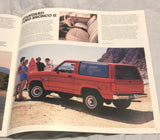 1985 Ford Bronco II sales brochure