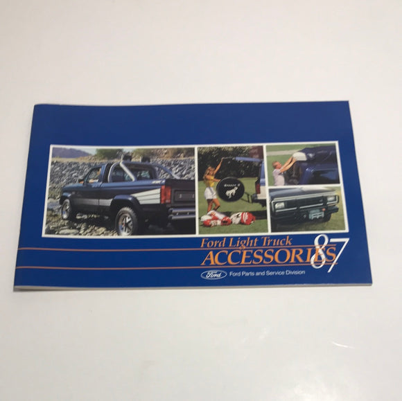 1987 Ford Light Truck Accessories sales brochure