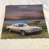 1979 Ford Thunderbird sales brochure