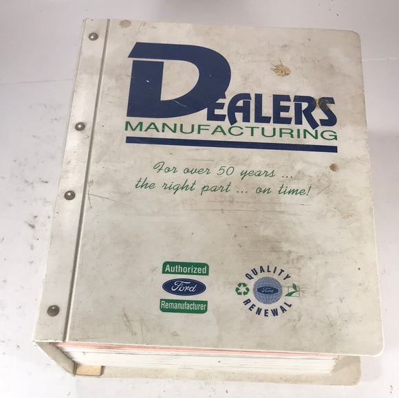 1998 Ford Dealers Manufacturing product catalog update engine suspension parts