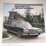 1986 Ford LTD Crown Victoria dealer  sales brochure