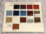 1984 Ford Light Truck Exterior Colors paint chip brochure