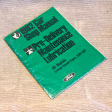 1982 Ford Car Shop Manual Lubrication Maintenance All Models exc Escort