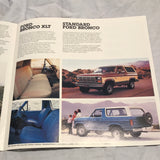 1985 Ford Bronco sales brochure