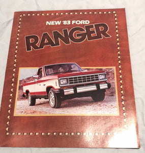 1983 Ford Ranger sales brochure