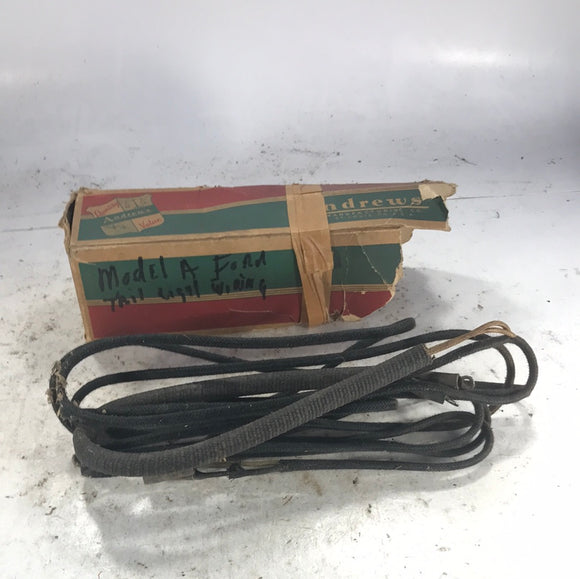 1928-1931 Ford Model A passenger tail light wiring harness NOS A-14405