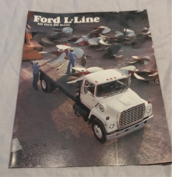 1977 Ford L Line trucks sales brochure