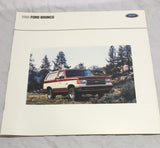 1990 Ford Bronco sales brochure