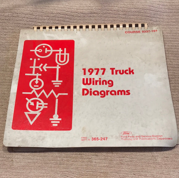 1977 Ford Truck Wiring Diagrams book