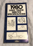 1980 Ford Light Truck Service Specifications booklet