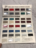 1993 Ford Light Truck Exterior Colors pamphlet