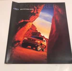 2000 Ford Explorer Sport  sales brochure poster