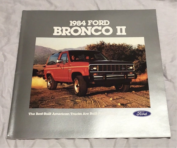 1984 Ford Bronco II dealer sales brochure