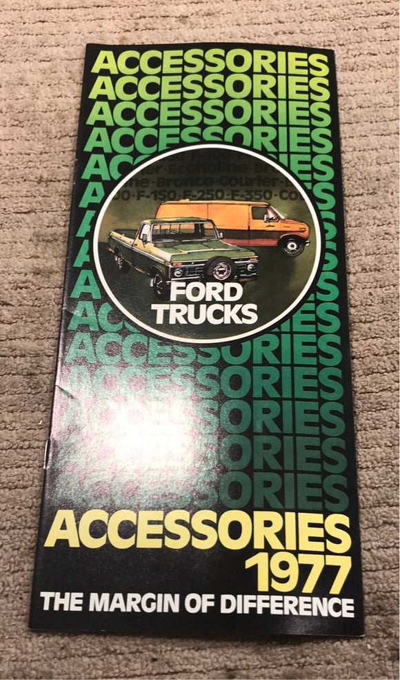 1977 Ford Trucks Accessories brochure
