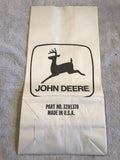 Vintage John Deere paper parts bag x10