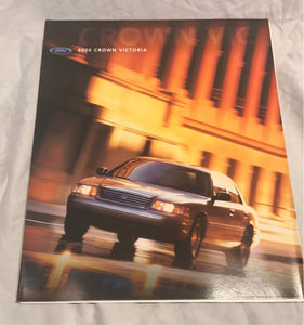2000 Ford Crown Victoria sales poster brochure