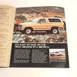 1983 Ford Recreation Vehicles big truck dealer sales brochure