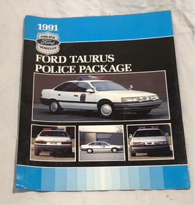 1991 Ford Taurus Police Package dealer sales brochure