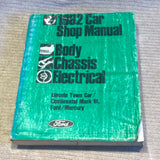 1982 Ford Car Shop Manual Body Chassis Electrical