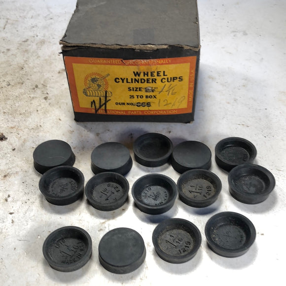 Wheel cylinder cups x15 1 1/16”
