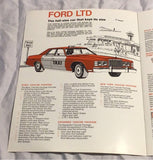 1977 Ford Taxicabs dealer sales brochure
