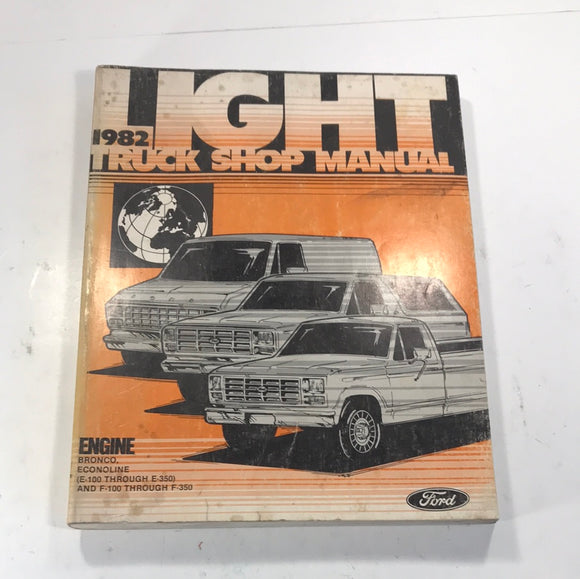 1992 Ford Light Truck Shop Manual Engine