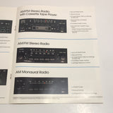 Ford Performance Sound Systems for 1986 dealer sales brochure