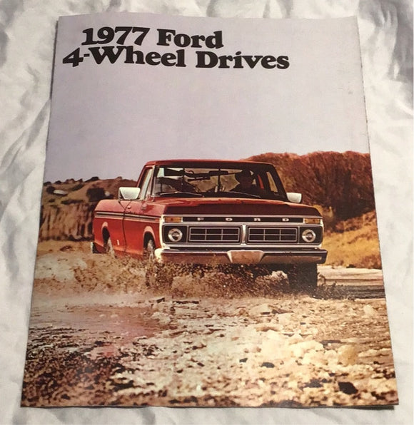 1977 Ford 4-Wheel Drives dealer sales brochure