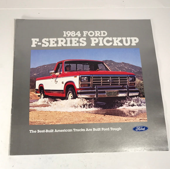 1984 Ford F-Series Pickup dealer sales brochure