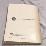 1981 Ford Car Shop Manual Escort EXP Powertrain Predelivery Lubrication