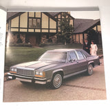 1986 Ford LTD Crown Victoria dealer  sales brochure