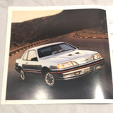 1987 Ford Thunderbird sales brochure