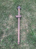 Vintage wood Gates V-belt length finder