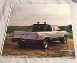 1986 Ford Ranger dealer sales brochure
