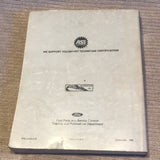 1987 Ford Car Tempo Escort Shop Manual Powertrain Lubrication Maintenance
