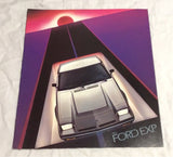 1982 Ford EXP dealer sales brochure