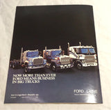 1985 Ford L-Line 700-9000 Series dealer sales brochure