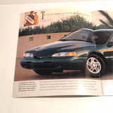 1996 Ford Thunderbird dealer sales brochure