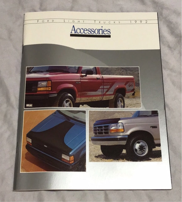 1992 Ford Light Truck Accessories dealer booklet 49 pages