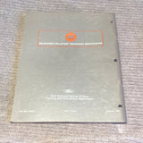1986 Car Shop Manual Supplement Body Chassis Electrical EXP