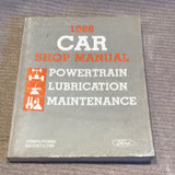 1986 Ford Car Shop Manual Powertrain Maintenance Tempo Escort