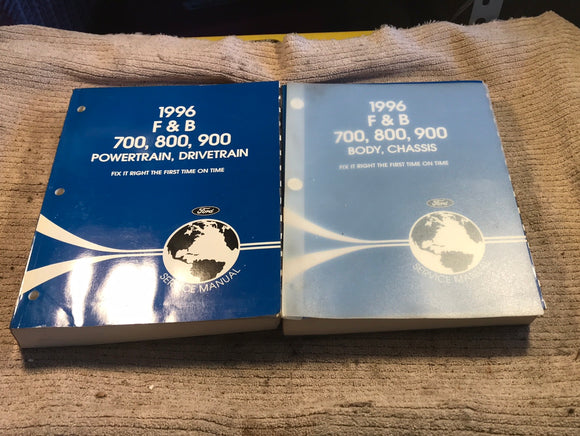 1996 F & B 700 800 900 Service Manual two volumes